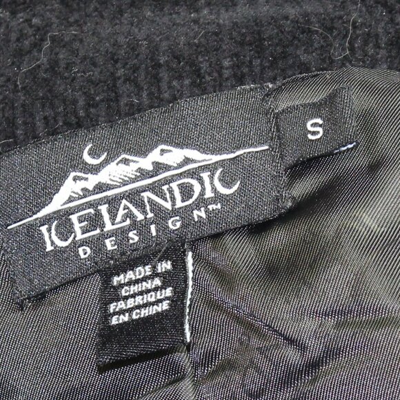 Icelandic Design Wool Sweater Full Zip Jacket Womens Small - Picture 3 of 8